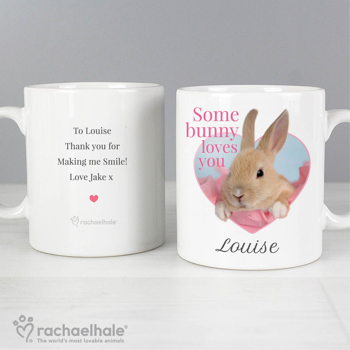 Personalised Rachael Hale 'Some Bunny' Mug in gift category 