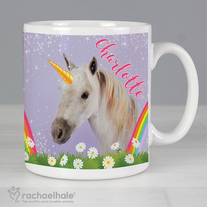 Personalised Rachael Hale Unicorn Mug in gift category Personalised Mugs