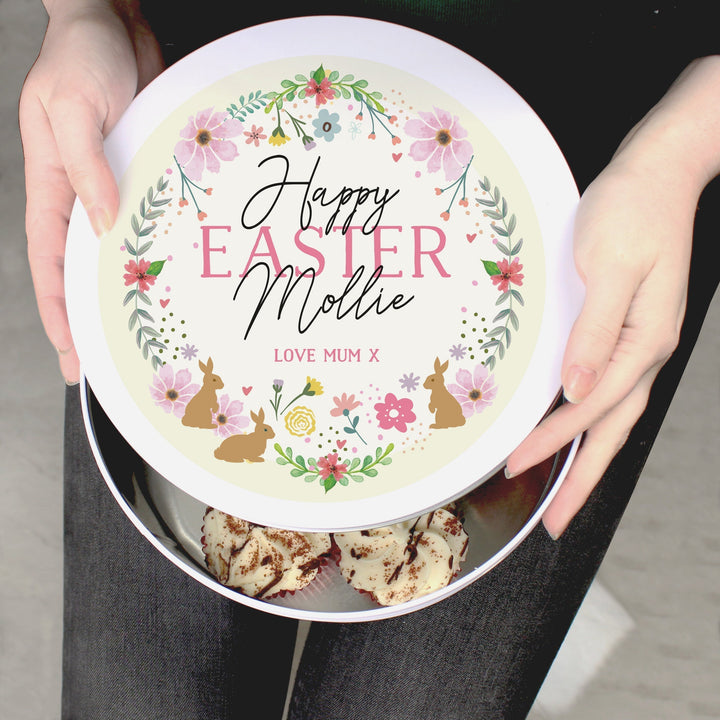 Personalised Springtime Cake Tin in gift category 