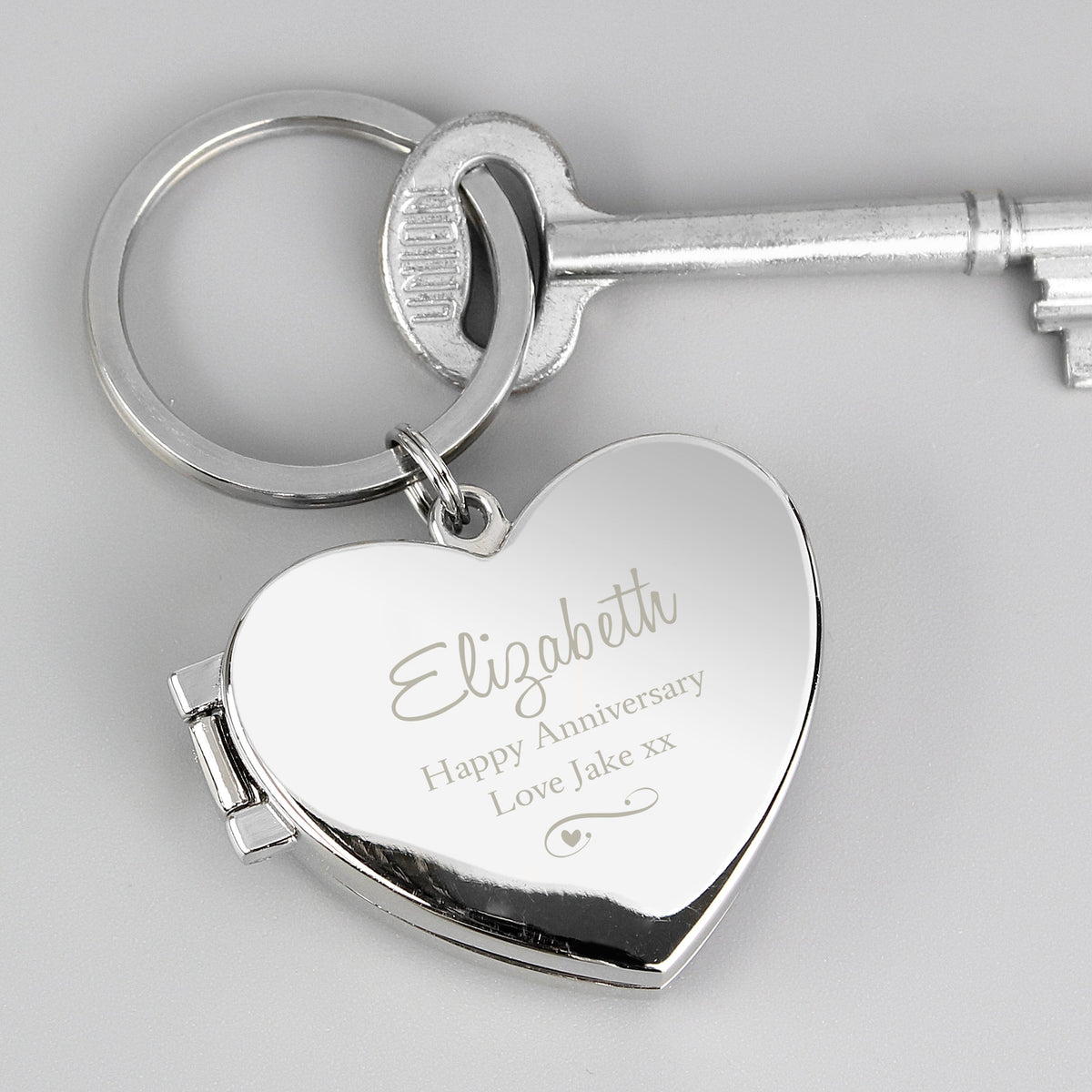 Anniversary Heart Keychain