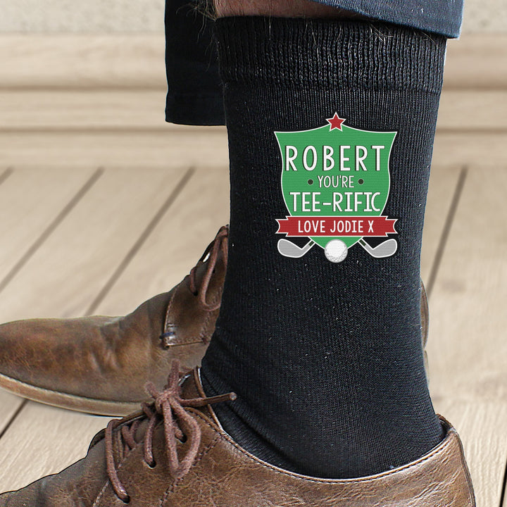 Personalised Tee-Rific Mens Socks