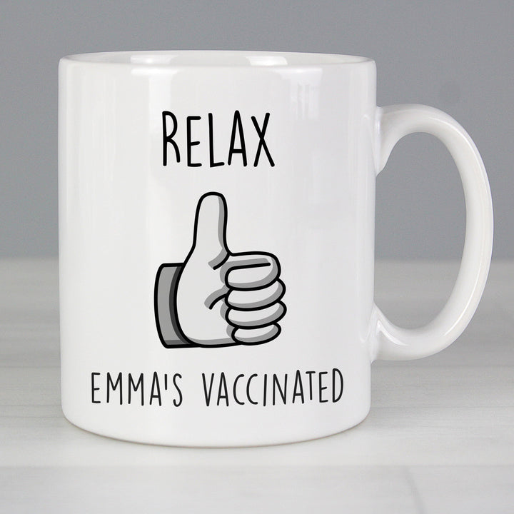 Personalised Thumbs Up Mug in gift category 