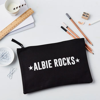 Personalised You Rock Pencil Case