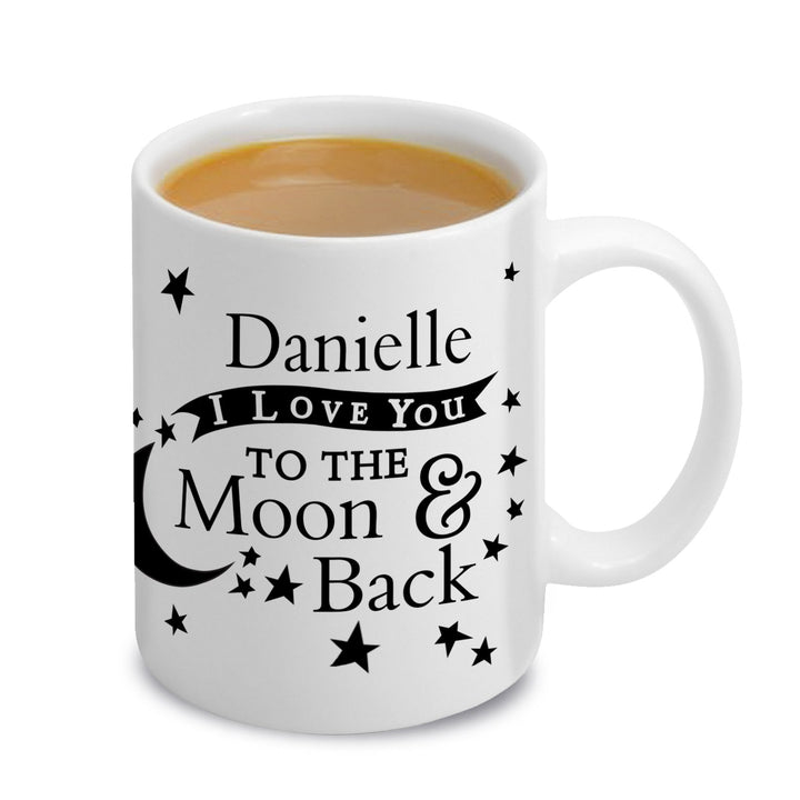 Personalised To the Moon and Back Mug in gift category 