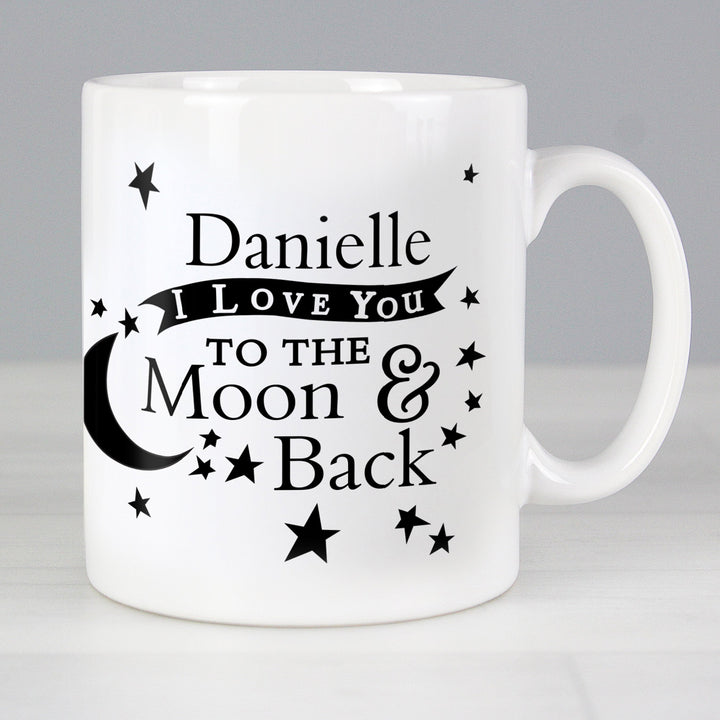 Personalised To the Moon and Back Mug in gift category 