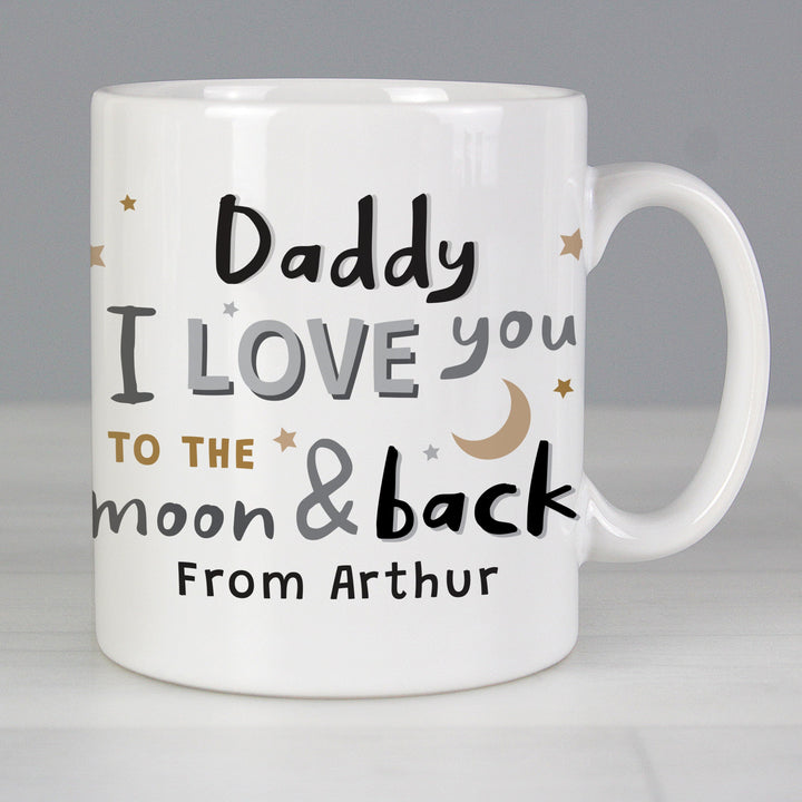 Personalised To the Moon and Back Mug in gift category Personalised Mugs