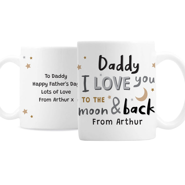 Personalised To the Moon and Back Mug in gift category 