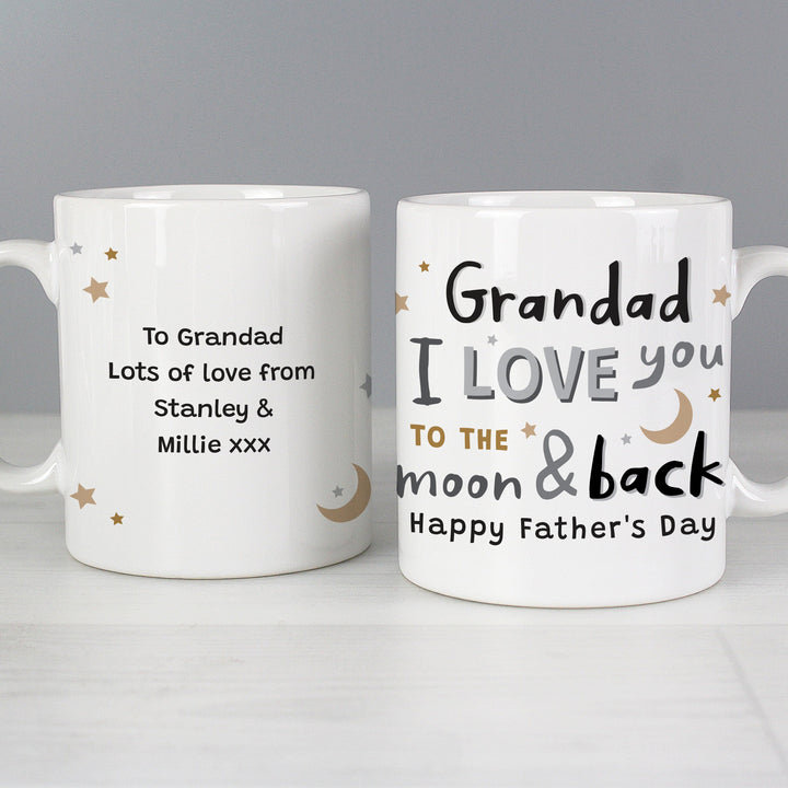 Personalised To the Moon and Back Mug in gift category 