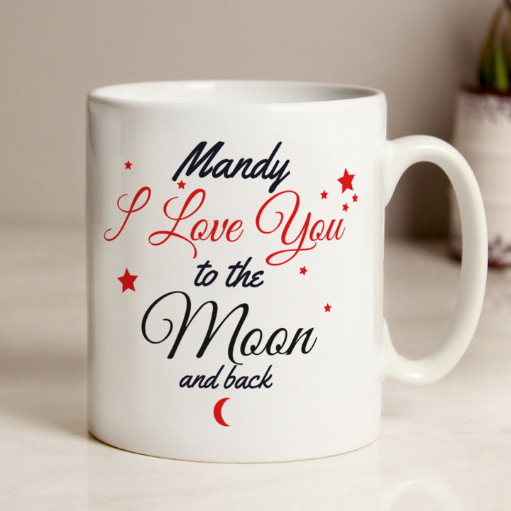 Personalised To the Moon and Back Mug in gift category 