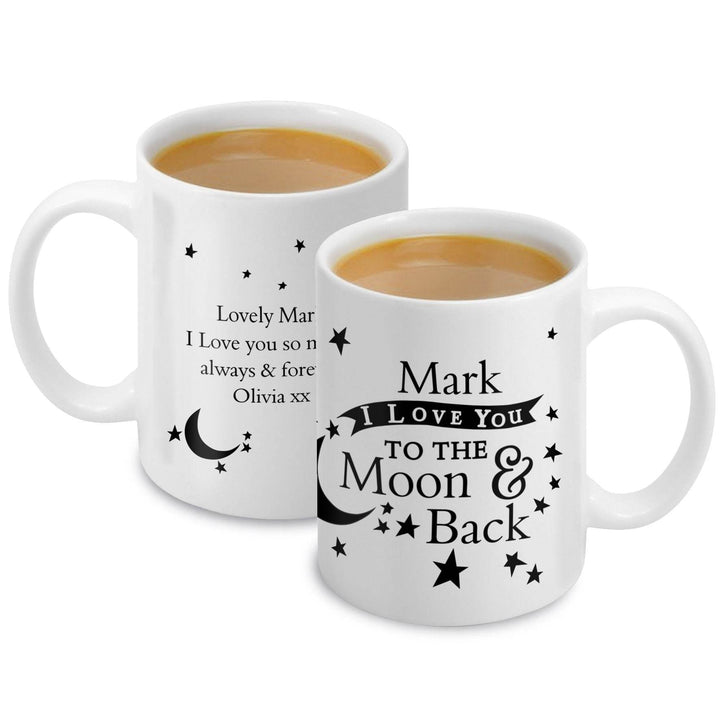 Personalised To the Moon and Back Mug in gift category 