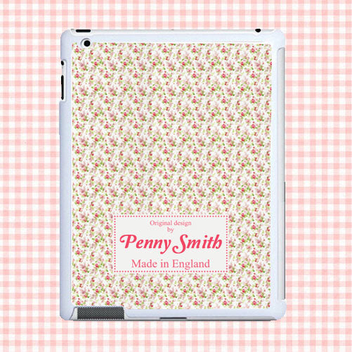 Personalised Traditional Flower Print Tablet and iPad case in gift category Personalised iPad Cases