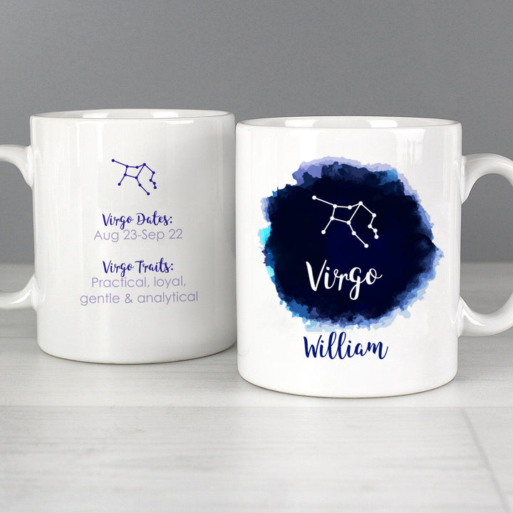 Personalised Virgo Zodiac Star Sign Mug (August 23rd - September 22nd) in gift category 