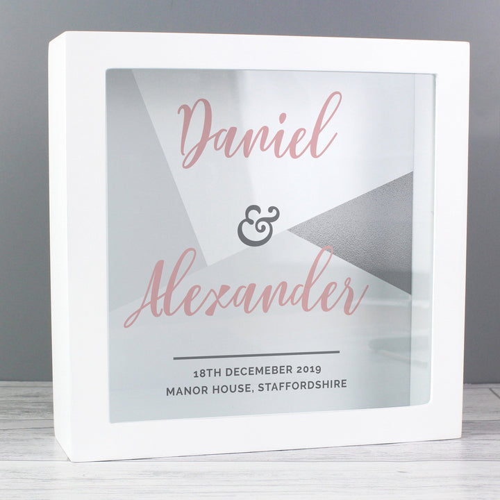 Personalised Wedding Fund and Keepsake Box in gift category 