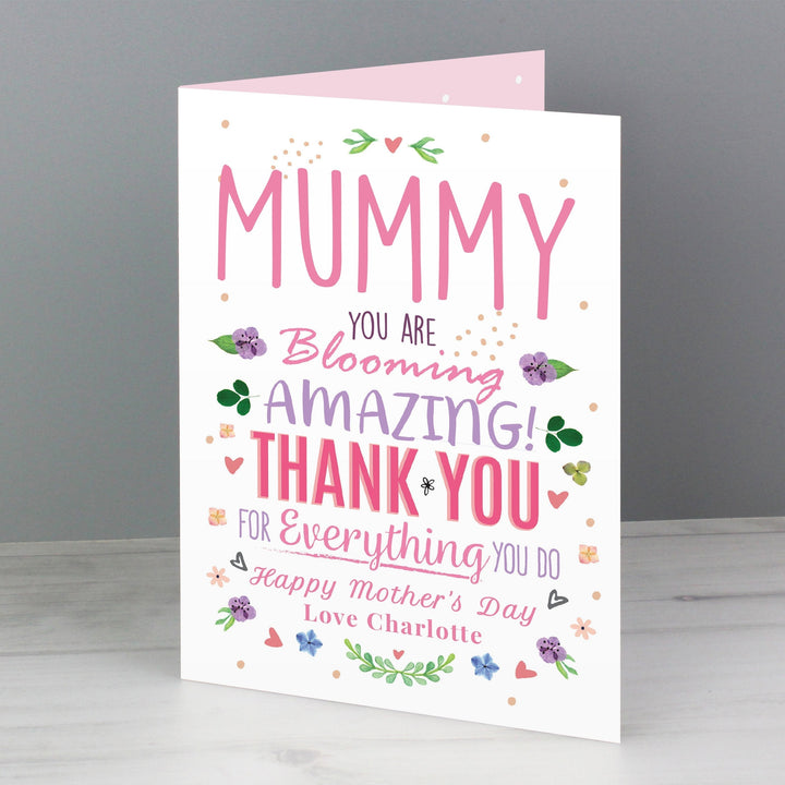 Personalised You Are Blooming Amazing Card in gift category 