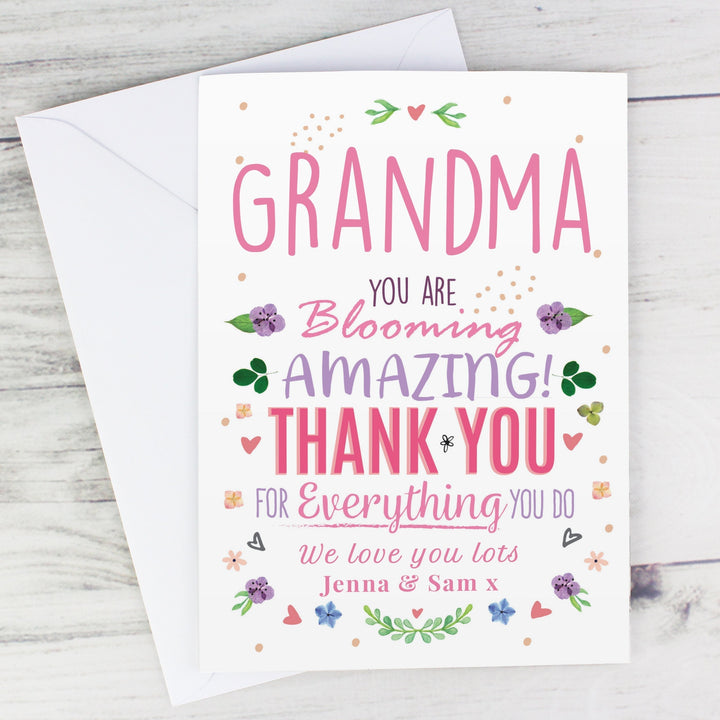 Personalised You Are Blooming Amazing Card in gift category 