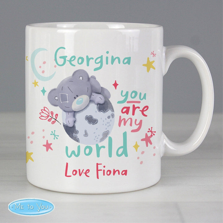 Personalised You Are My World Me To You Mug in gift category 