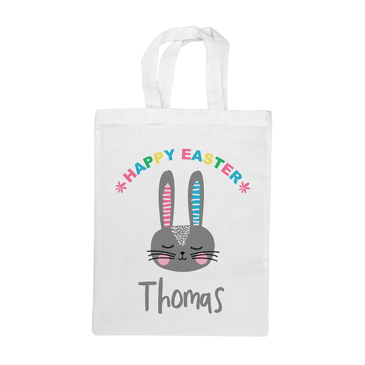 Personalised Rabbit Easter Egg Hunt Bag