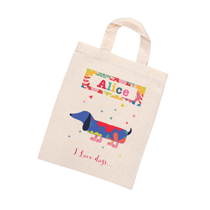 Personalised Pets Fabric Party Bag