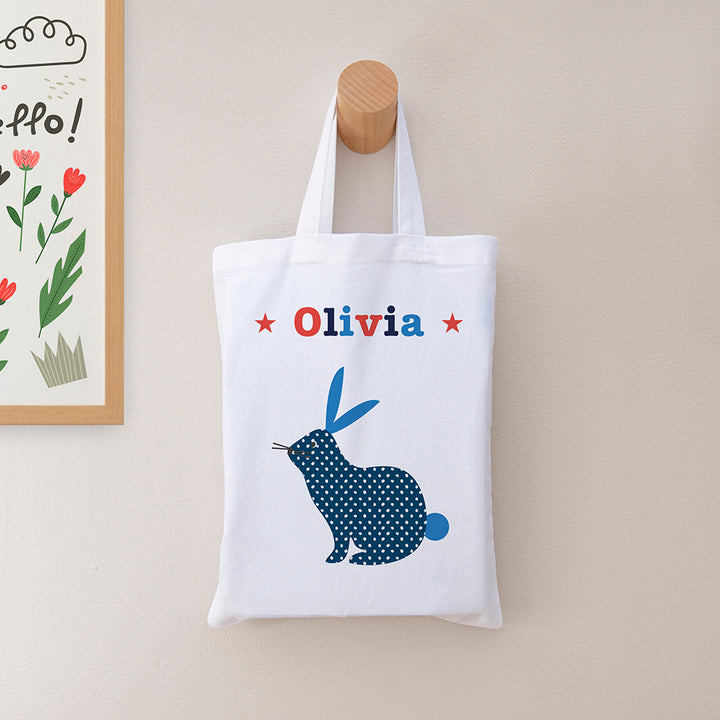 Personalised Child's Rabbit Party Bag