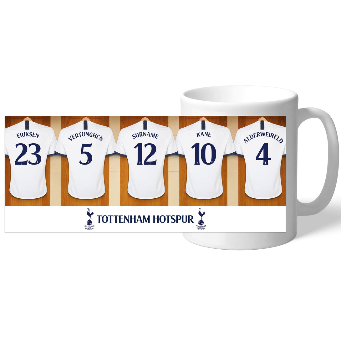 Tottenham Hotspur Football Club Dressing Room Mug - part of the Gifts Finder Personalised Mugs collection