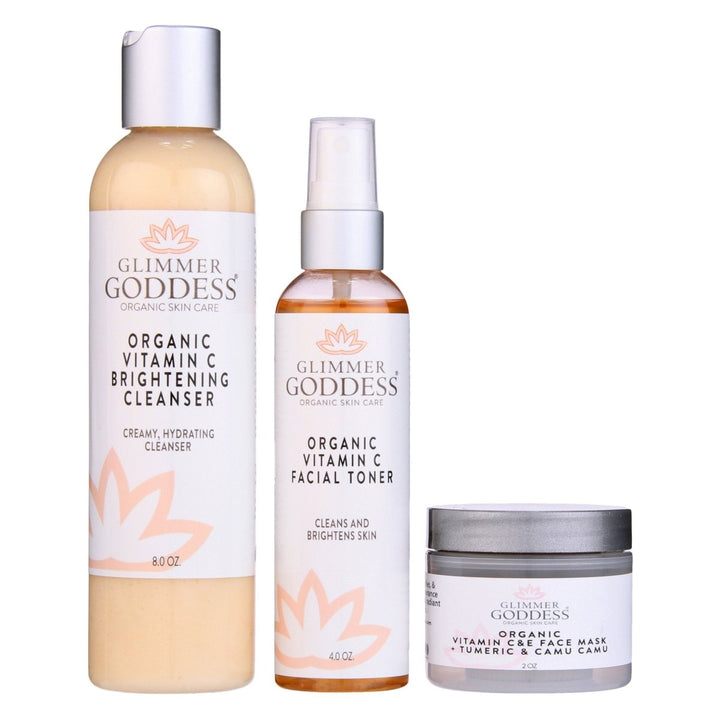 Buy Vitamin C Brighter Skin Organic Skin Care 3 Step Cleansing Kit from www.giftsfinder.co.uk