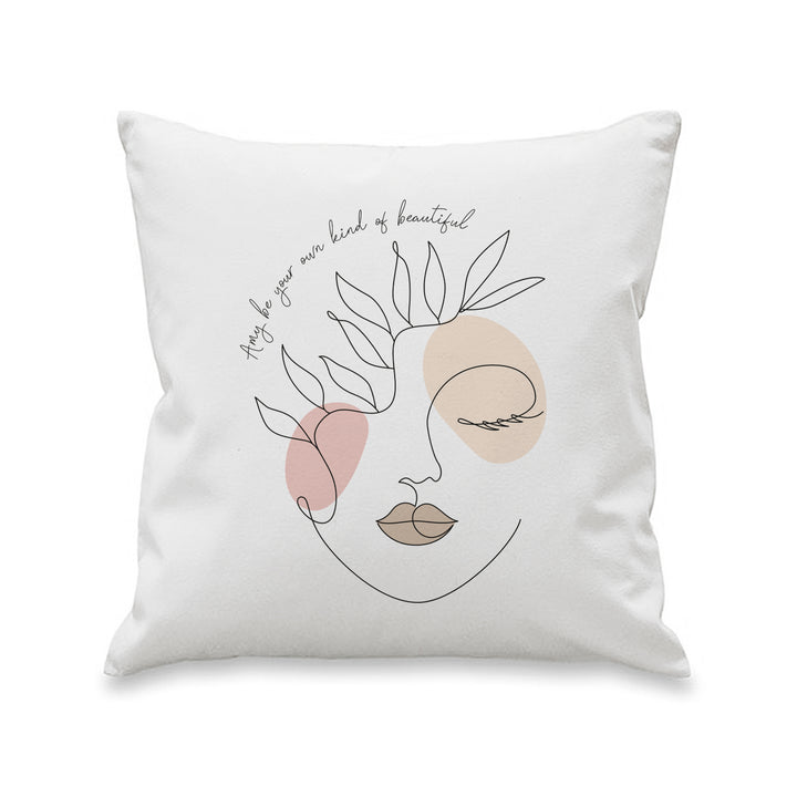 Personalised Grace Line Art Cushion - part of the Gifts Finder Textiles collection