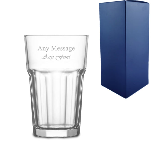 Engraved 300ml Aras Iced Tea Glass With Gift Box Image 1