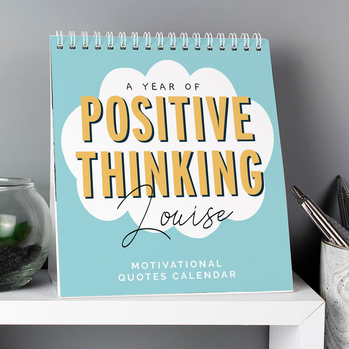 Personalised Motivational Quotes Desk Calendar - part of the Gifts Finder Stationery & Pens collection