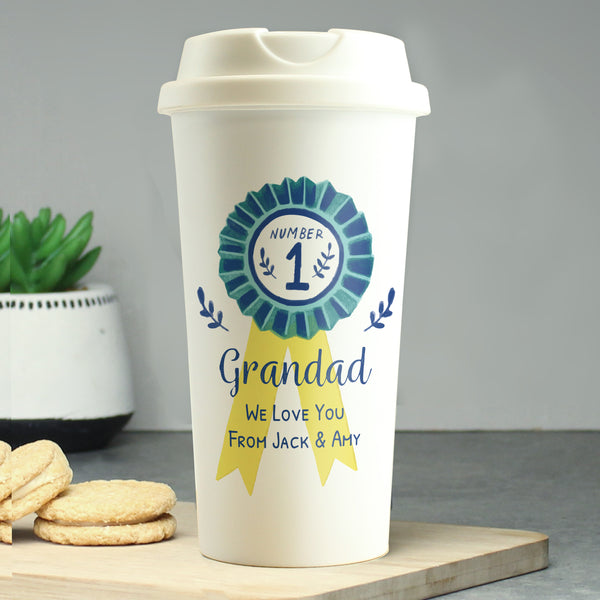 Buy Personalised Number 1 Travel Mug at www.giftsfinder.co.uk