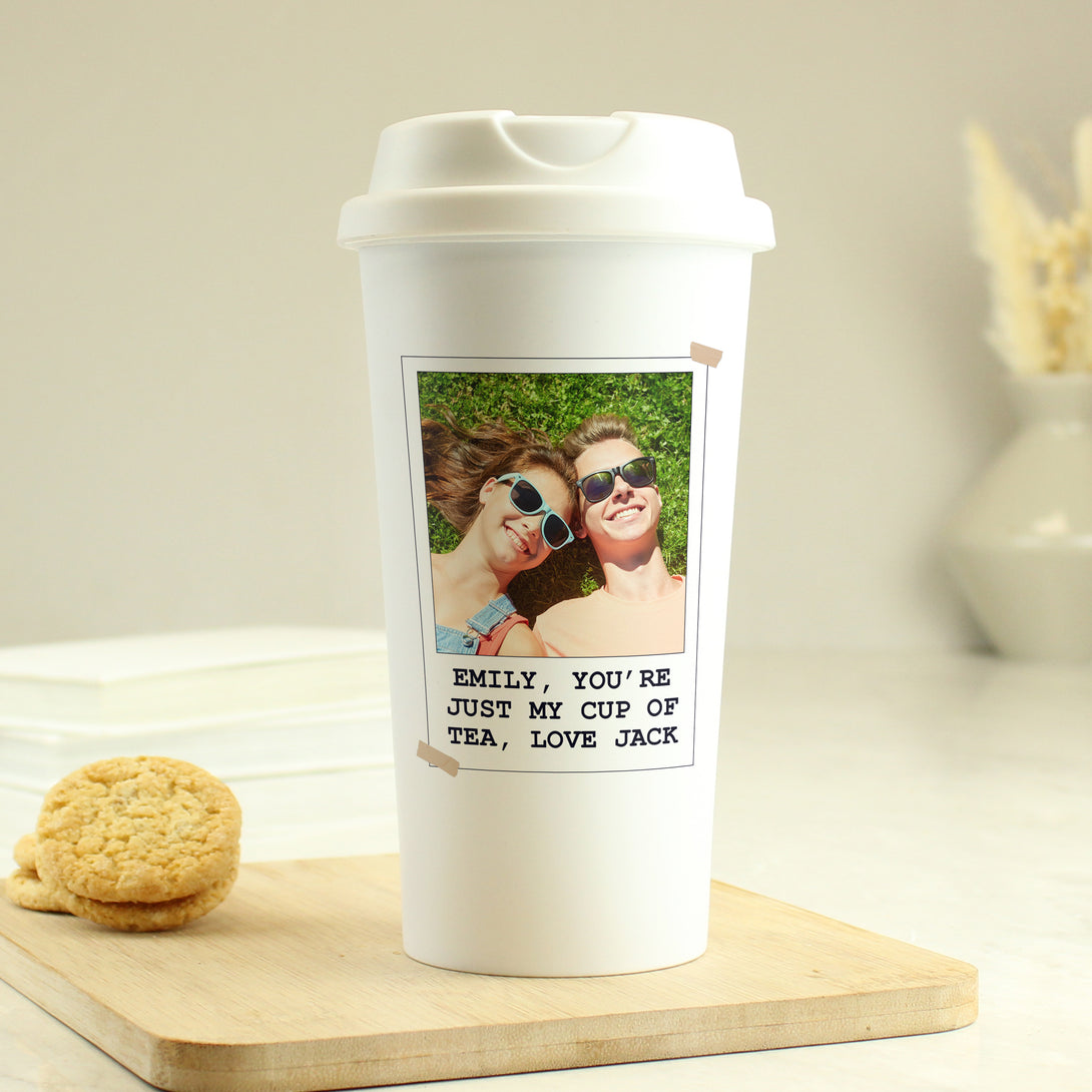 Personalised Photo Upload Travel Mug - part of the Gifts Finder Mugs collection