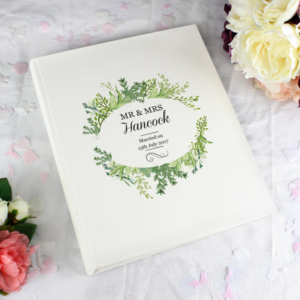 Buy Personalised Fresh Botanical Traditional Photo Album available now at www.giftsfinder.co.uk