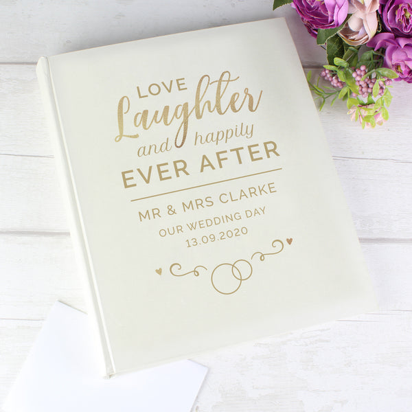 Buy Personalised Happily Ever After Traditional Photo Album available now at www.giftsfinder.co.uk