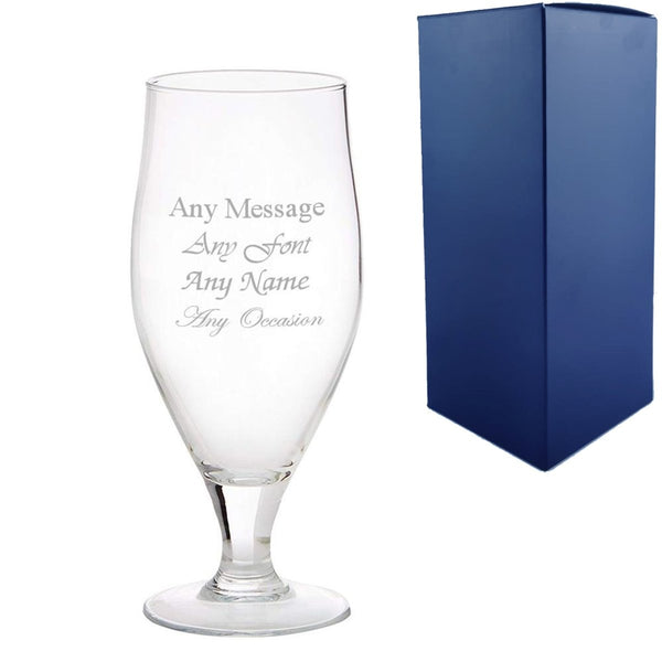 Engraved 22oz Stelara Beer Glass with Gift Box