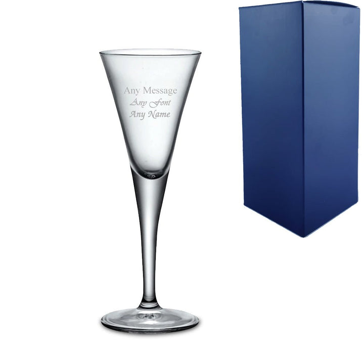Engraved 55ml Fiore Stemmed Sherry Glass With Gift Box