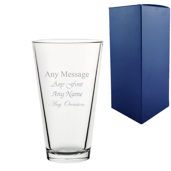 Engraved City Long Drink Glass 12oz/354ml, Any Message