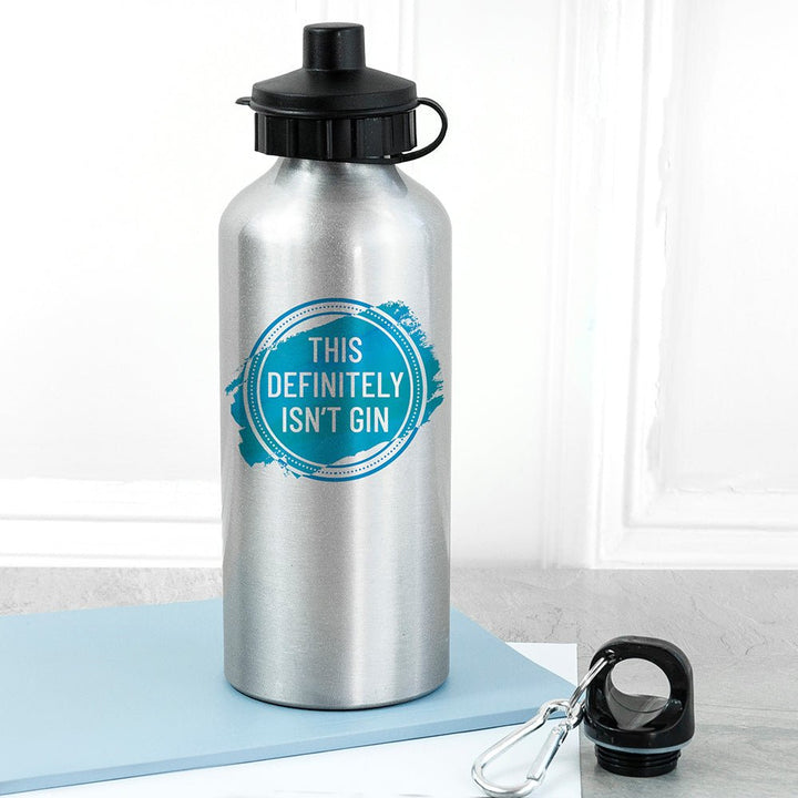 Personalised Silver Water Bottle in gift category Personalised Water Bottles