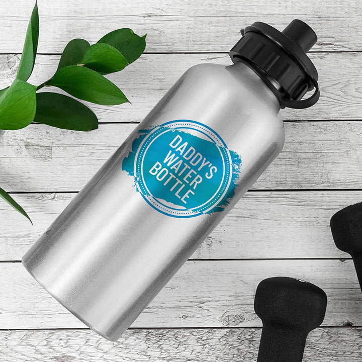 Personalised Silver Water Bottle in gift category 